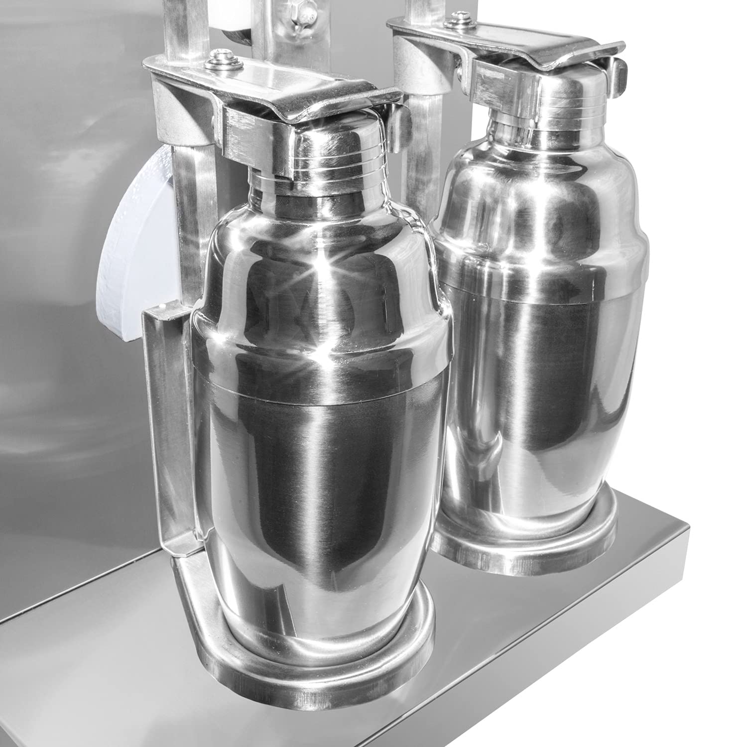ALDKitchen Electric Milk Tea Shaker - Double Cup Drink Mixer with Stainless Steel Construction | 110V for Bubble Tea, Smoothies & Cocktail Making | Perfect for Home Bars, Cafes & Bubble Tea Shops