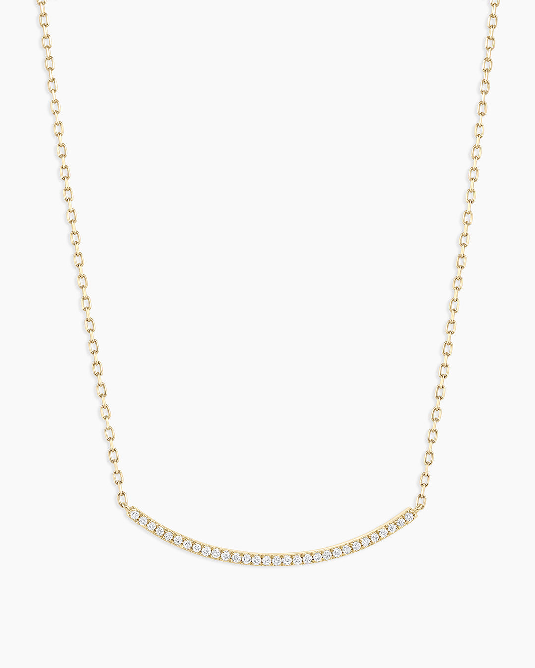 Diamond Tennis Bar Necklace for Women - Elegant 14K Gold Pendant for Everyday Wear & Special Occasions