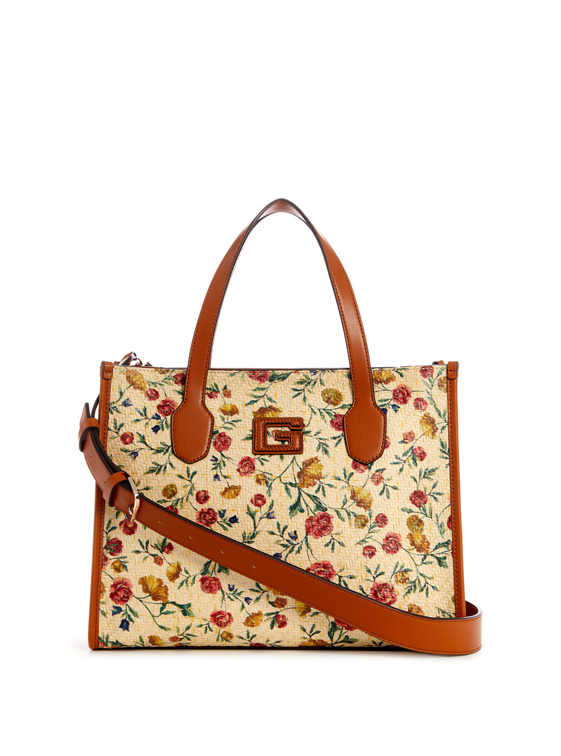 Floral Print Silvana Tote Bag for Women - Stylish Canvas Shoulder Handbag - Perfect for Work, Travel & Shopping