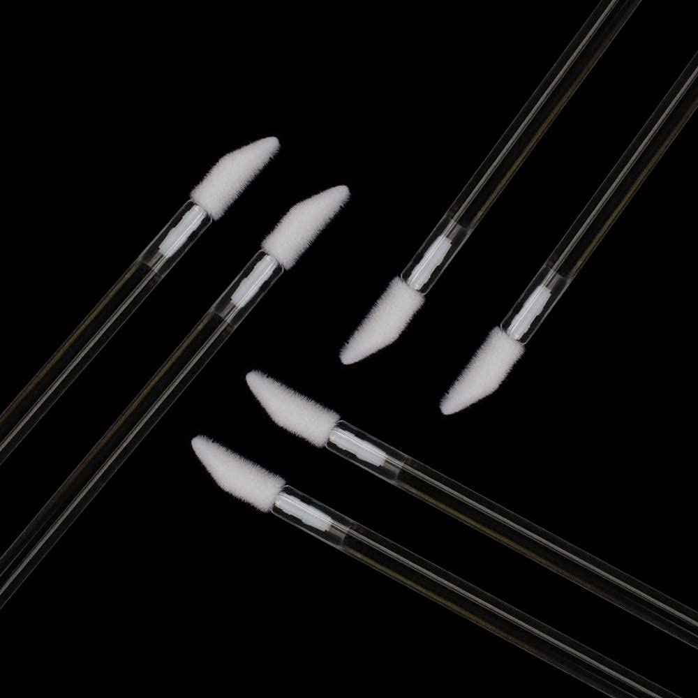 300 Pieces Disposable Lip Brushes - Premium Lipstick & Gloss Wands Applicator Set with Clear Handle - Perfect for Makeup Artists, Salons & DIY Beauty Kits