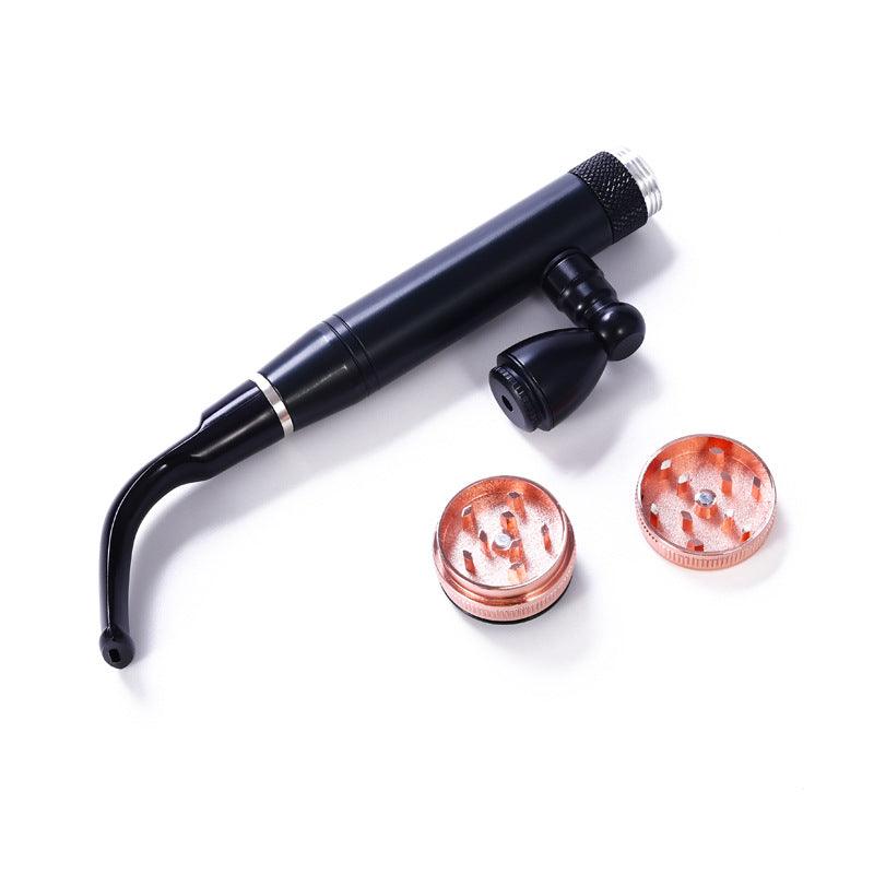 Premium Aluminum Alloy Smoking Pipe Set - Zinc Alloy & Plastic Construction, Multi-Color Options, Lightweight & Removable Design, Easy to Clean | Perfect for Travel, Camping, and Personal Use