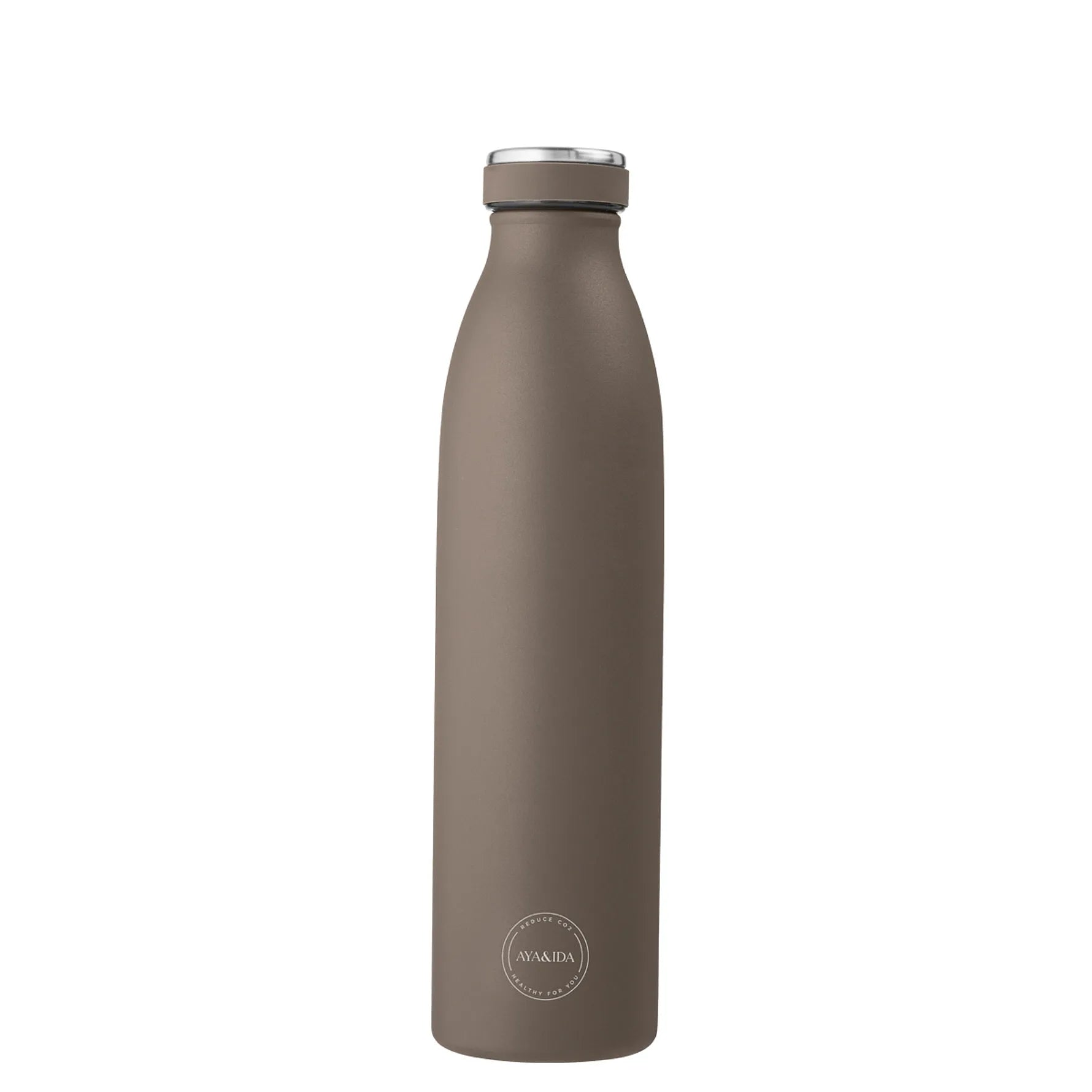 AYA&IDA 750ML Insulated Stainless Steel Water Bottle with Driftwood Design - Perfect for Hiking, Gym, and Outdoor Activities