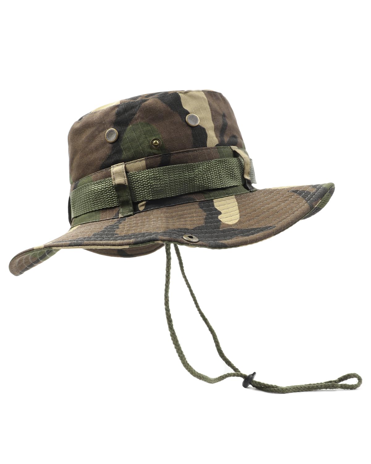 Zylioo XXL Oversized Boonie Sun Hat - Military Tactical Safari Hat for Big Heads & Outdoor Activities - Lightweight Hunting Hat with Adjustable Strap - Perfect for Hiking, Fishing, Camping & Beach Vacations