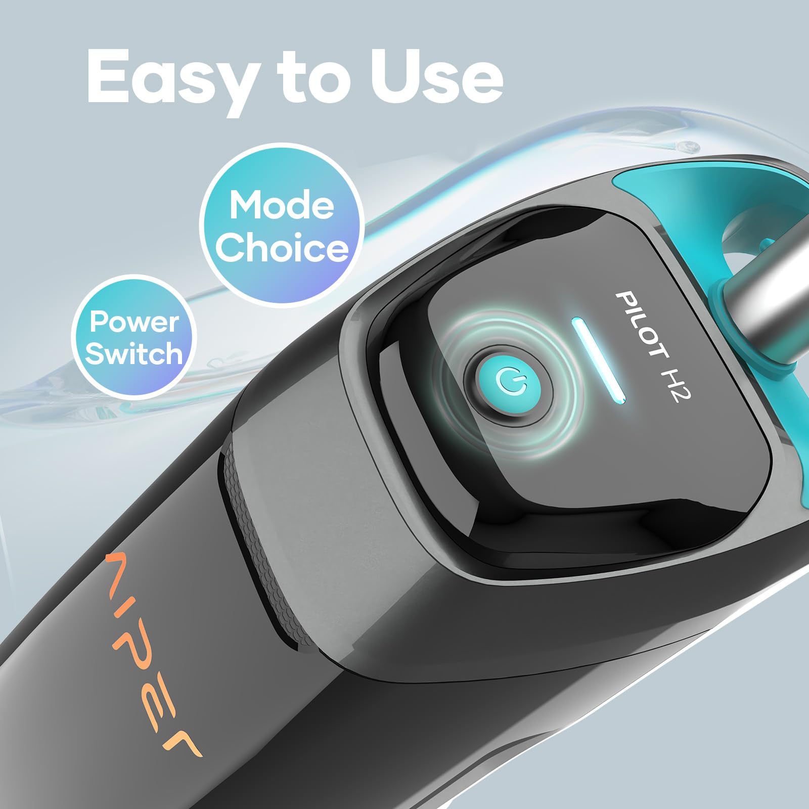 AlPER Cordless Pool Vacuum Cleaner - 8X Strong Suction for Above Ground & Inground Pools, Hot Tubs, Spas | 2 Cleaning Modes, 70 Min Battery Life | Perfect for Pool Corners, Steps & Tight Spaces | Easy Pool Maintenance & Cleaning Solution