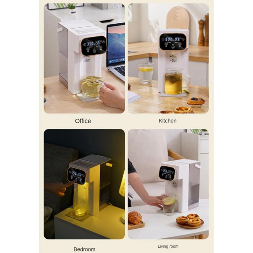 GOSIA 3L Portable Water Dispenser for Home & Office - AC220V EU Plug - Compact Desktop Drinking Water Solution for Small Spaces, Dorms, and Workstations