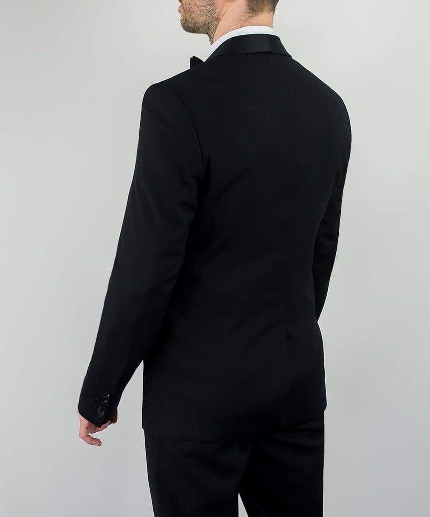Cavani Nico Men's Navy Blue Tuxedo Suit with Shawl Collar for Formal Dinner, Wedding & Special Occasions