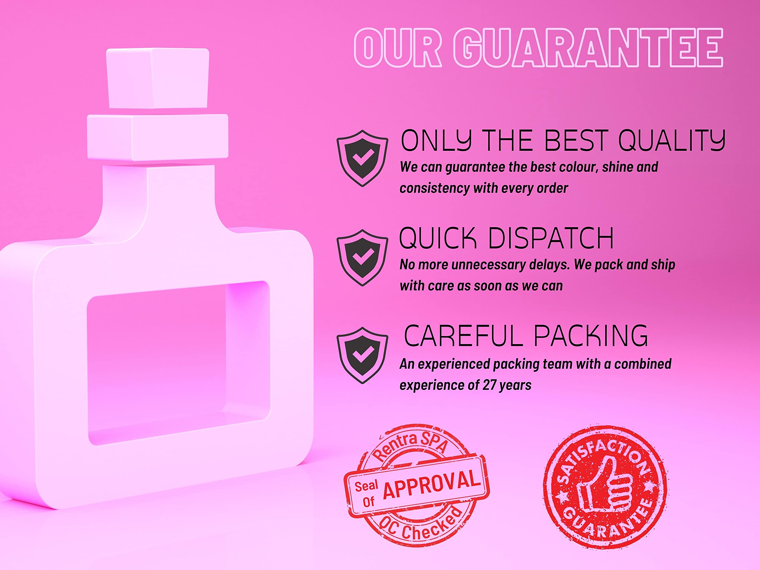 Rentra S.P.A 30ml Pink Frosted Glass Bottle with Glass Dropper, Black Ring & Silicone Teat - 3 Pack for Essential Oils, Carrier Oils, Cosmetic Serums & DIY Blends | Perfect for Aromatherapy, Skincare & Travel Use