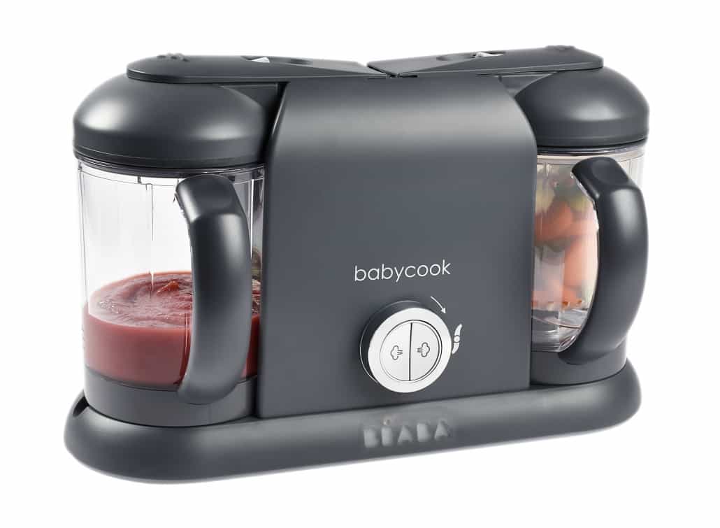 BEABA Babycook Duo Baby Food Maker - 4-in-1 Steam Cooker, Blender, Warmer & Defroster for Homemade Purees - Perfect for Busy Parents & Healthy Infant Meals at Home or Travel