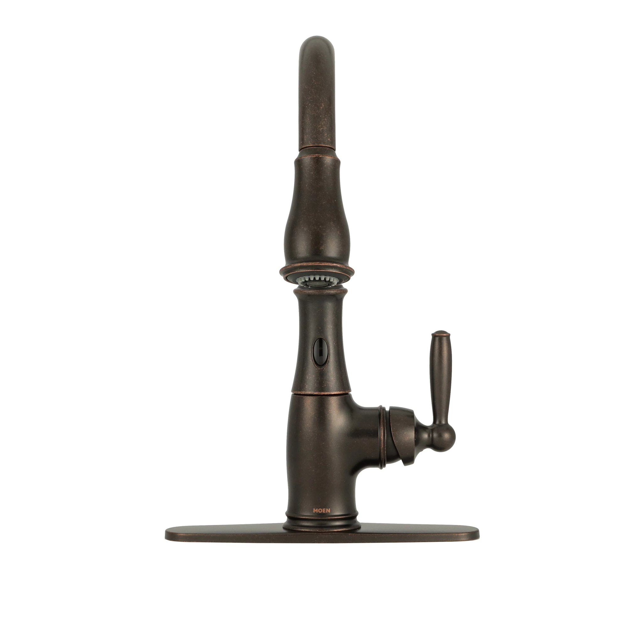 Brantford Chrome Single Handle High Arc Pull Down Kitchen Faucet with Sprayer - Modern Design for Sink, Dishwashing & Food Prep