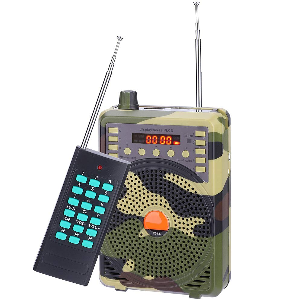 Rehomy Hunting Speaker - Portable Outdoor Electronic Bird Caller with MP3 Playback & Remote Control - US Plug - Ideal for Hunting, Bird Watching, and Wildlife Observation