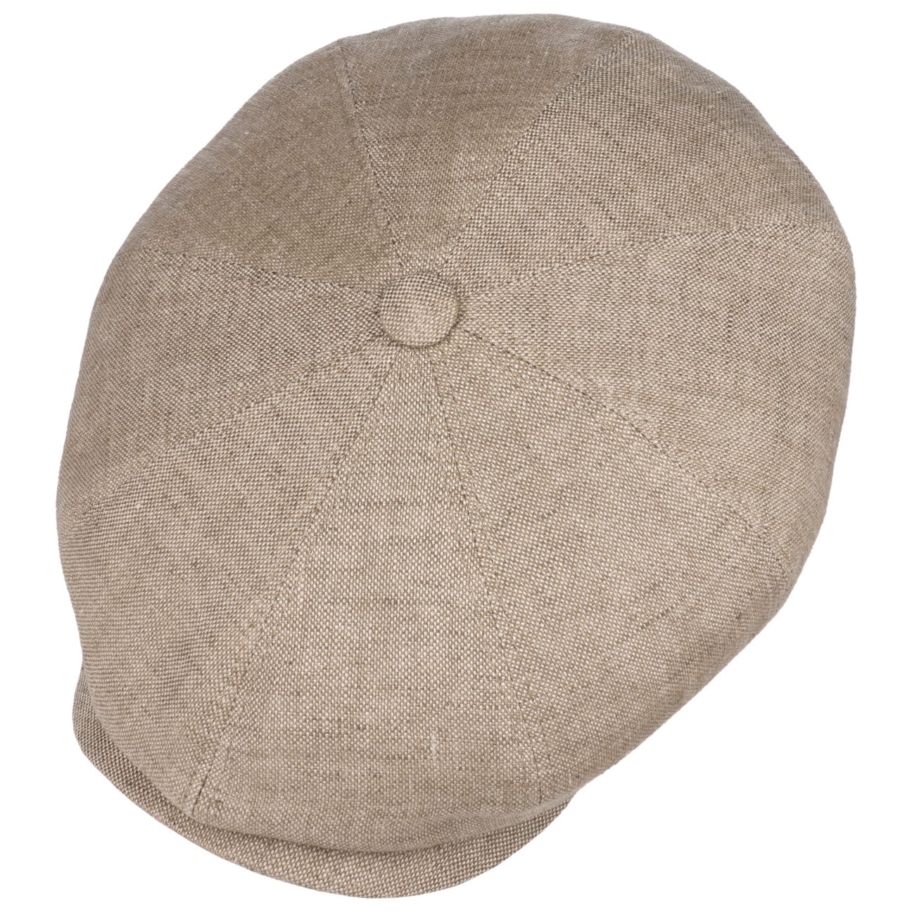 Stetson Hatteras Classic Linen Flat Cap for Men - Breathable Summer Hat for Golf, Fishing & Outdoor Activities