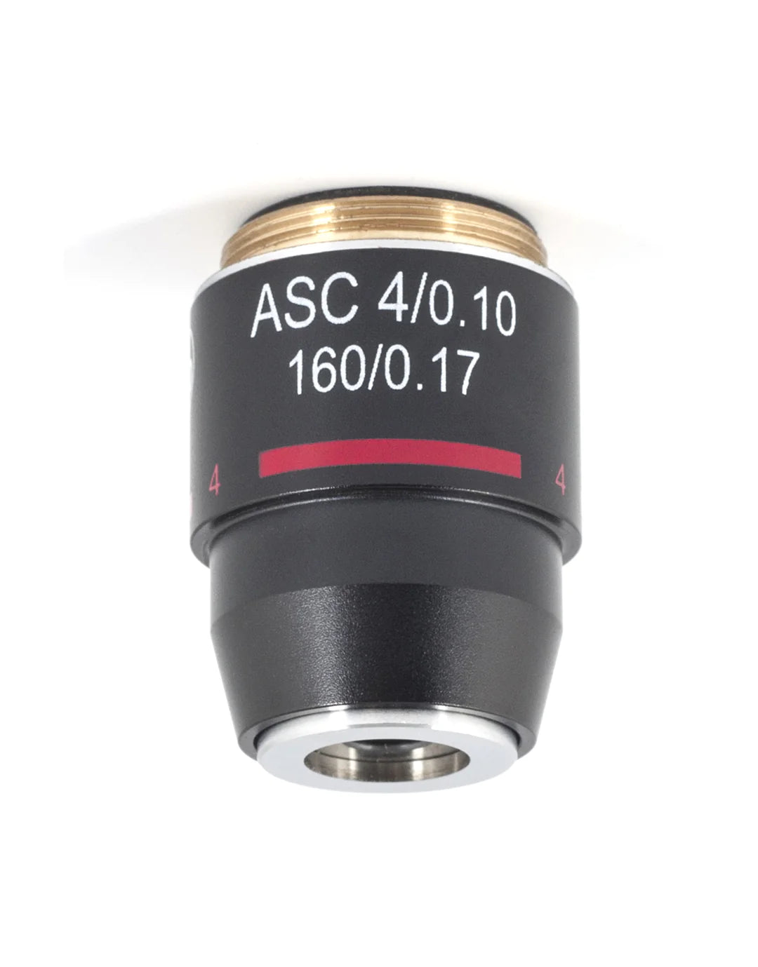 B Series Achromatic Super Contrast Objective Lens 4X/0.10 with 17mm Working Distance (WD) - Ideal for Microscopy, Laboratory Research & Scientific Observation