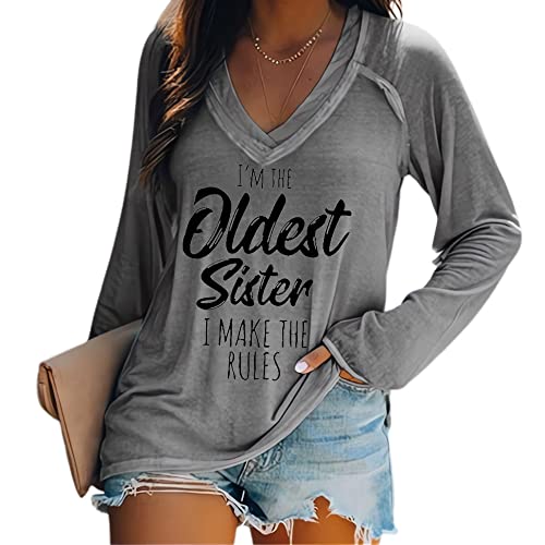 V Neck Gray
