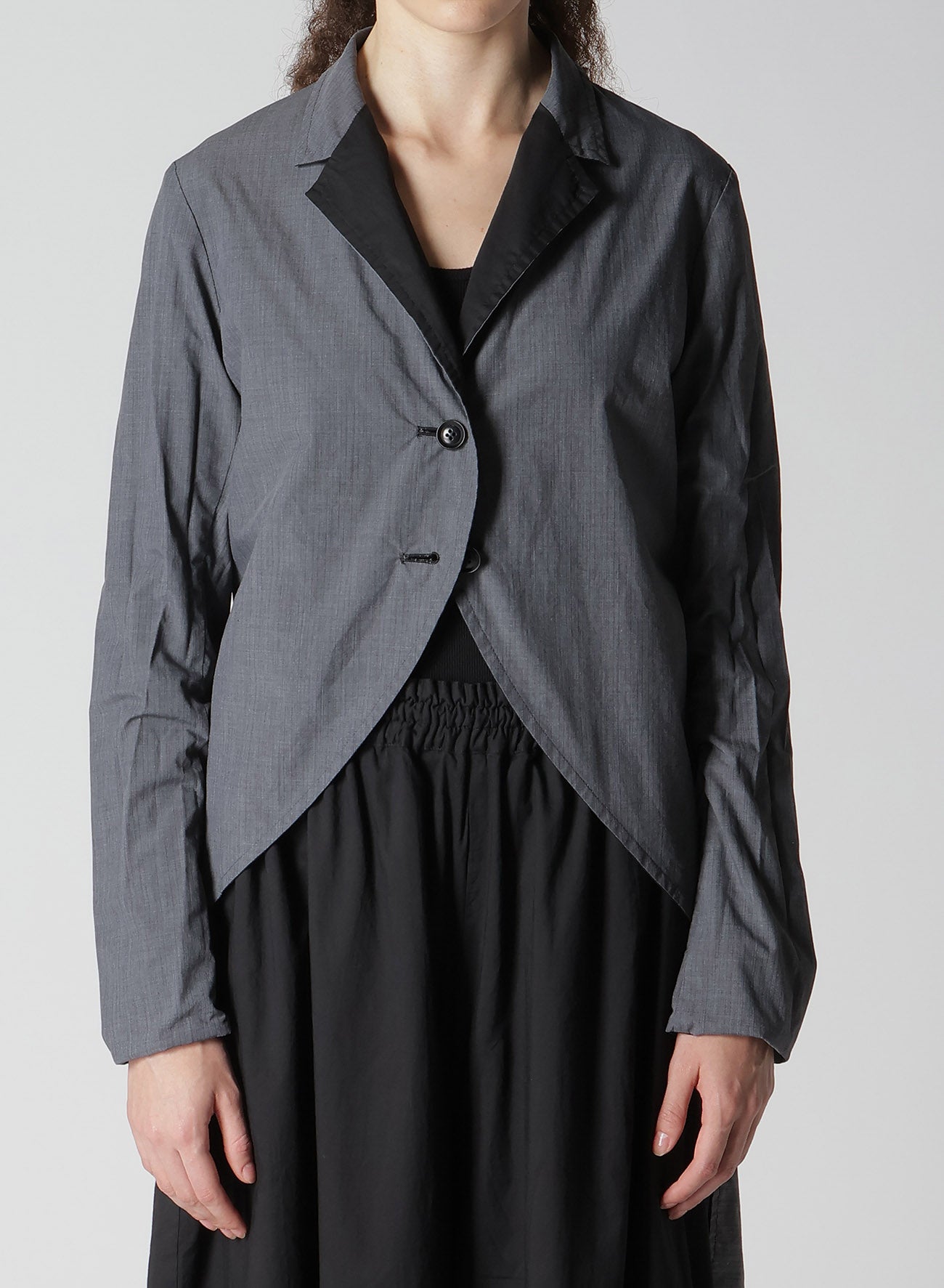 Cotton Lawn Garment Dyed Swallowtail Jacket for Women - Lightweight Summer Blazer for Office, Wedding & Outdoor Events