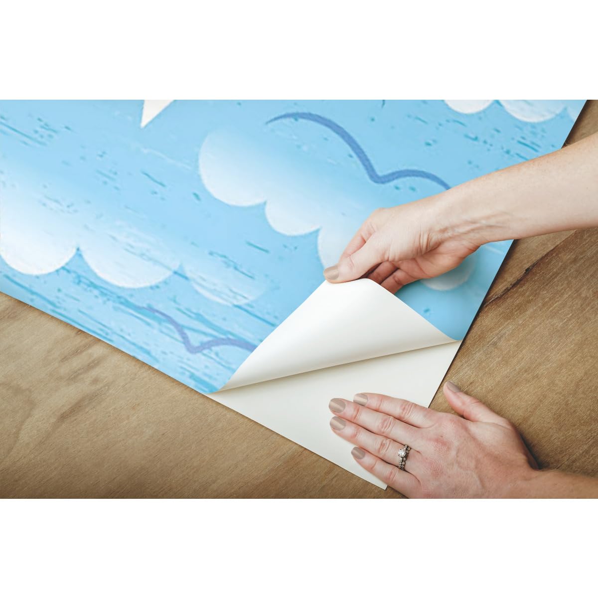 RoomMates RMK11772M World Map Peel and Stick Wall Mural - 10.5 ft x 6 ft - Educational Classroom Decor for Teachers & Homeschooling - Perfect for Geography Lessons & Kids Bedroom Decor