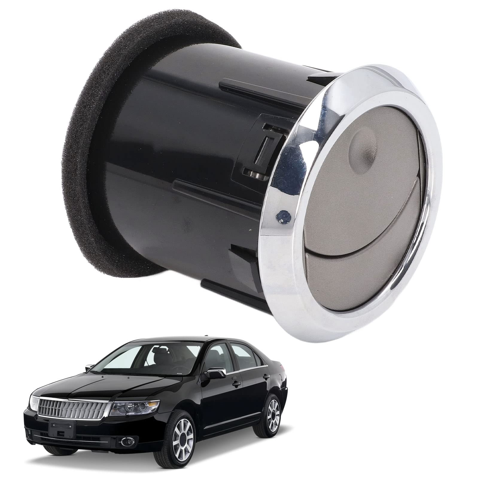 AC Vent Deflector Replacement for 2006 Lincoln MKZ - Round Air Conditioner Vent Insert, Instrument Cluster & Dashboard Components - Perfect for Car AC Vent Repair & Airflow Redirection