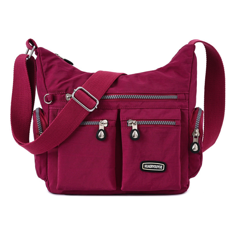 Women's Waterproof Crossbody Shoulder Bag with Multiple Pockets - Perfect for Travel, Shopping & Daily Use