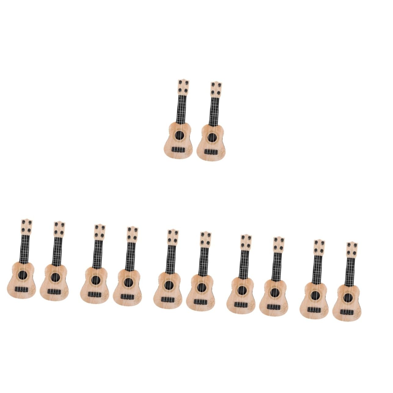 12-Piece Mini Ukulele Toy Set for Kids - Musical Instrument Learning Toys for Toddlers & Boys - Early Education & Fun Playtime - Perfect for Birthday Gifts, Classroom Activities & Music Exploration