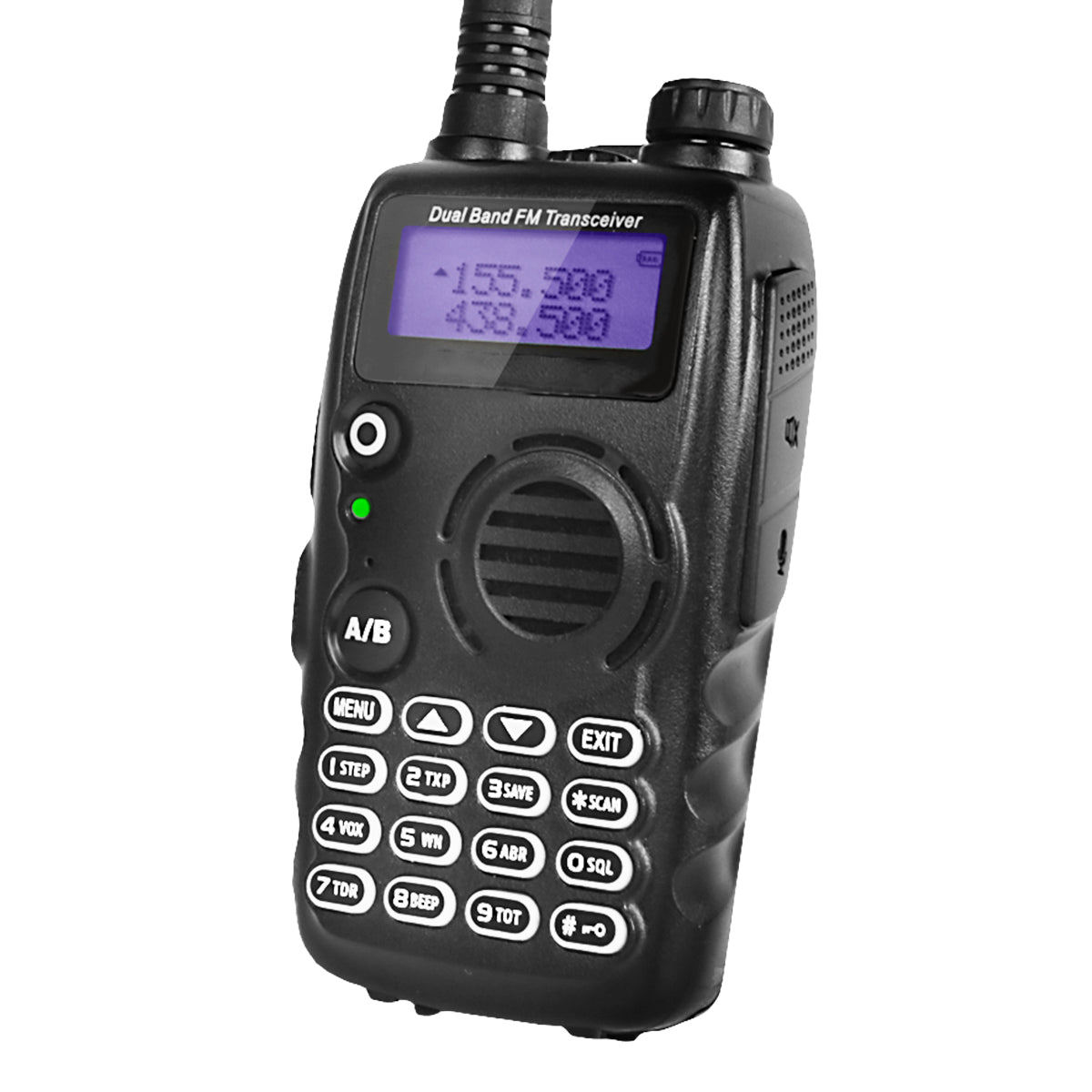GA 5S Dual Band Tri Power Two-Way Radios (2 Pack + 1 Charging Cable) - Long Range Walkie Talkies for Outdoor Adventures, Construction Sites & Emergency Communication