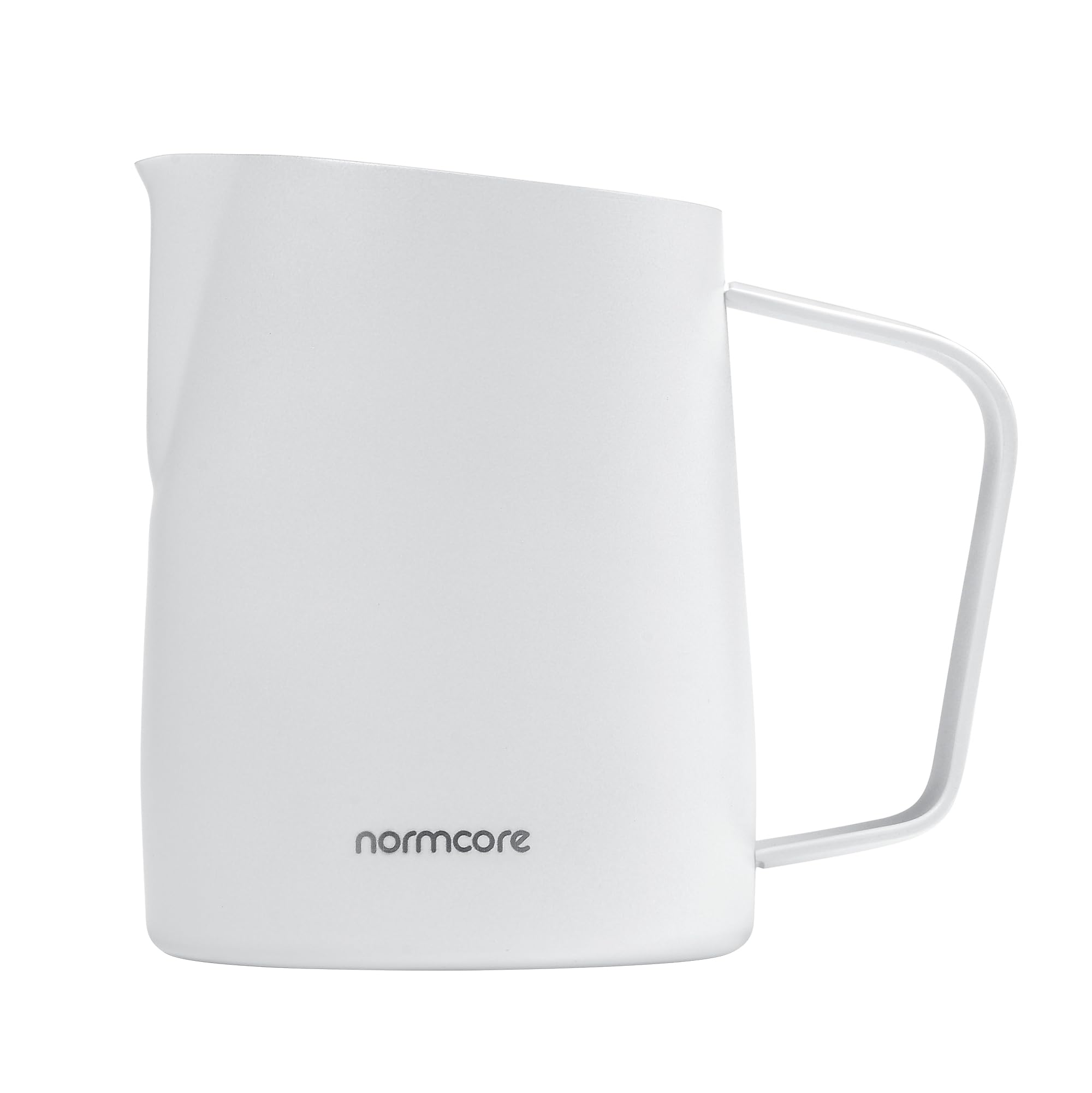 Premium Normcore Milk Frothing Pitcher 15.2 oz (450ml) - Barista-Grade Espresso Steaming Jug with Round Spout & Non-Stick Coating - Perfect for Latte Art, Cappuccino & Home Coffee Brewing