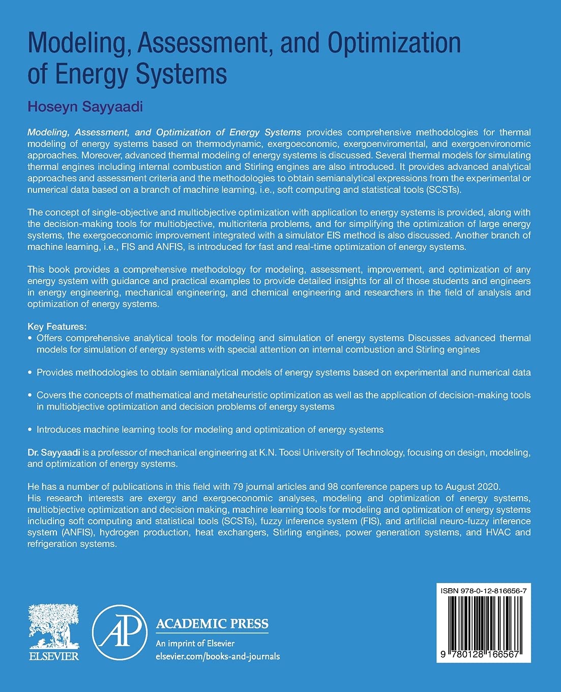 Energy Systems Modeling, Assessment & Optimization - Tools for Sustainable Power Management & Efficiency Analysis