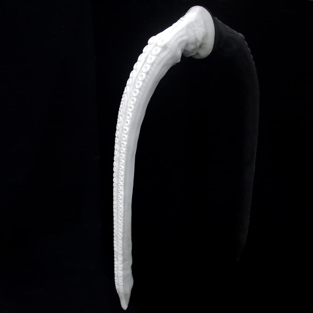 Nothosaur ABYSS II Extra Long Anal Plug for Women & Men - 65cm Silicone Butt Plug with Suction Base, Grey Shark Design - Couples & Solo Play, BDSM, Gay & Lesbian Sex Toys for Enhanced Pleasure