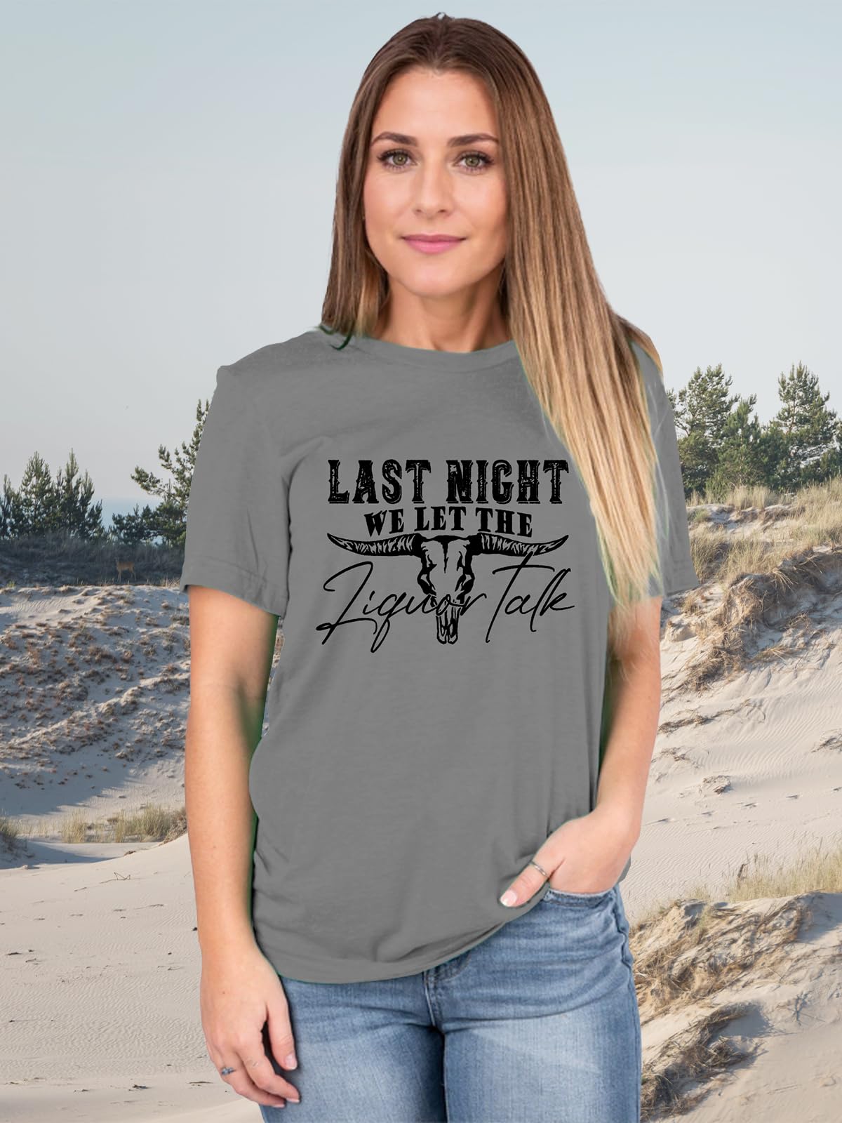 Vintage Cowgirl Graphic Tee - Funny Country Music Shirt for Women | Western Style Outfit