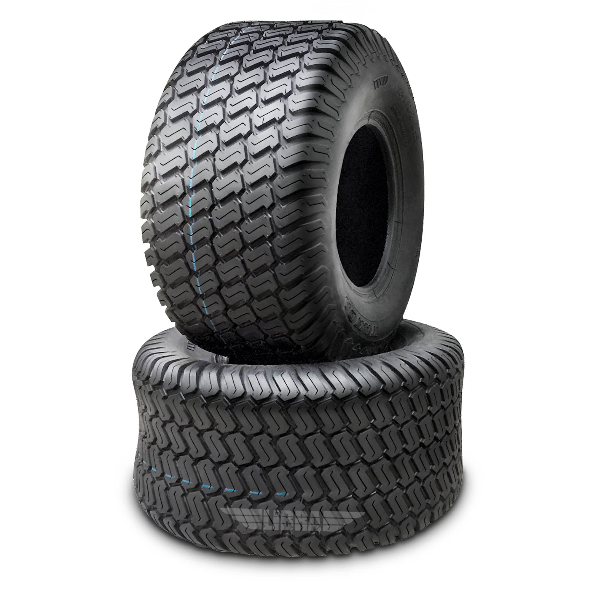 WANDA Set of 2 - 16x6.50-8 Lawn Mower Tractor Cart Turf Tires (16x6.5x8) P332-13019 - Perfect for Garden Tractors, Utility Carts & Lawn Equipment