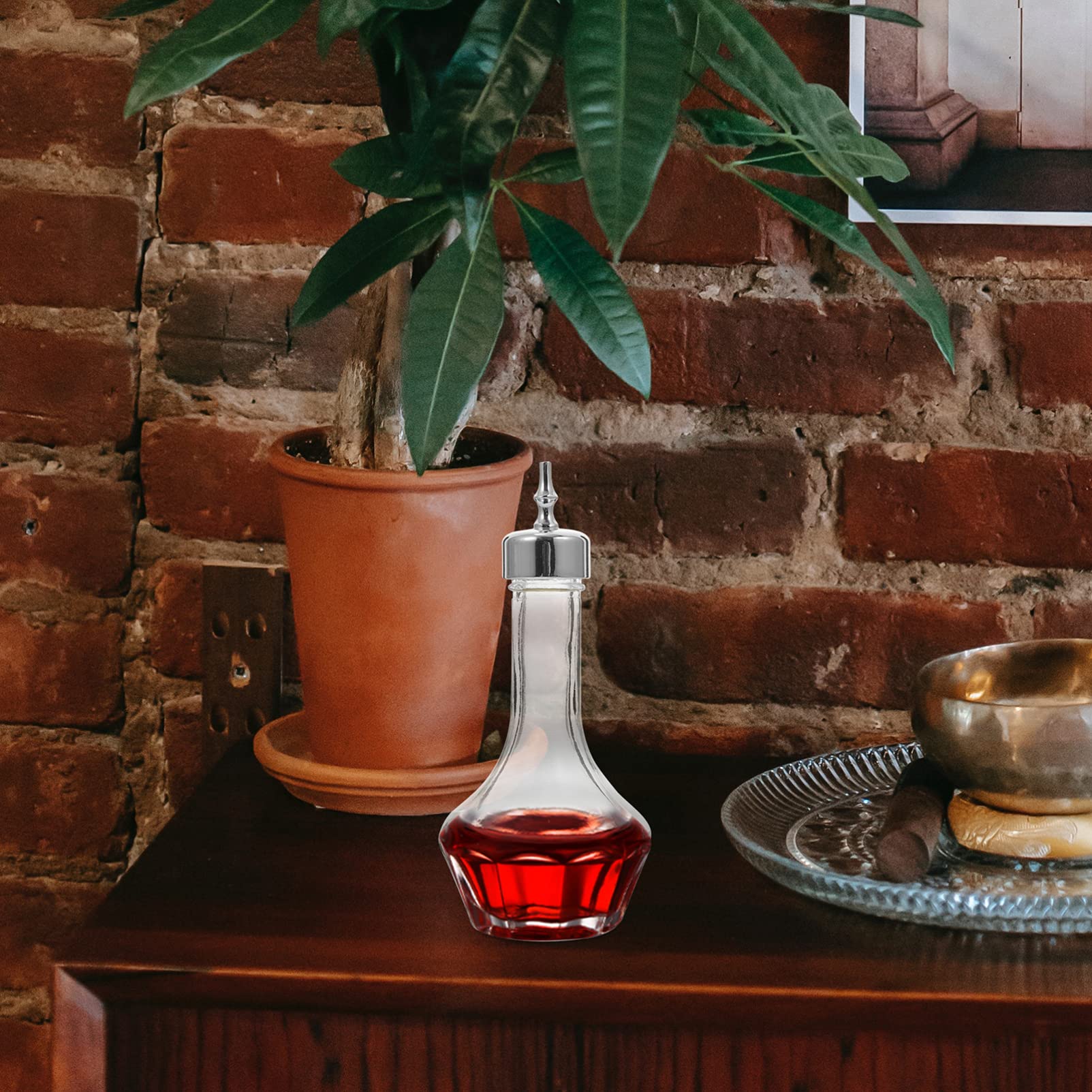 Premium Glass Bitters Bottle with Stainless Steel Dasher - Essential Bar Tool for Crafting Cocktails, Perfect for Old Fashioned, Manhattan & Home Mixology