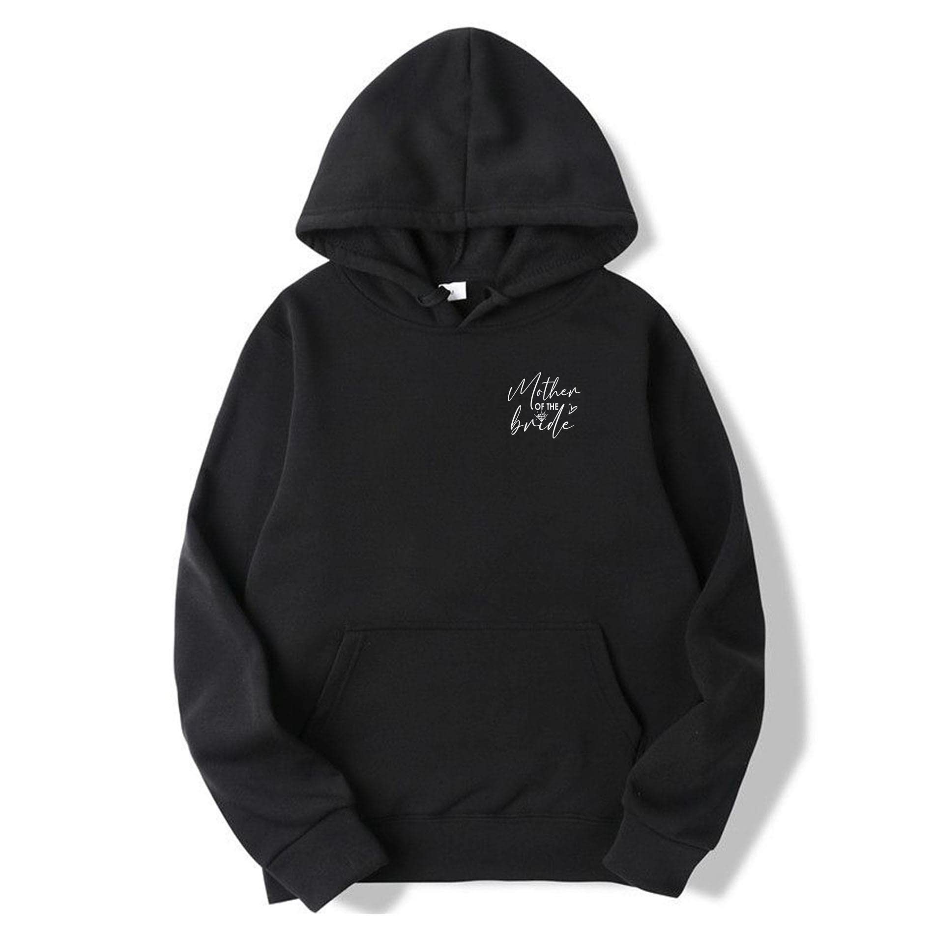 Mother of the Bride Hoodie - Bride Team Hooded Sweatshirt for Wedding Party & Bridal Shower - Comfortable & Stylish Wedding Apparel - Perfect for Rehearsal Dinners, Bachelorette Parties & Wedding Day
