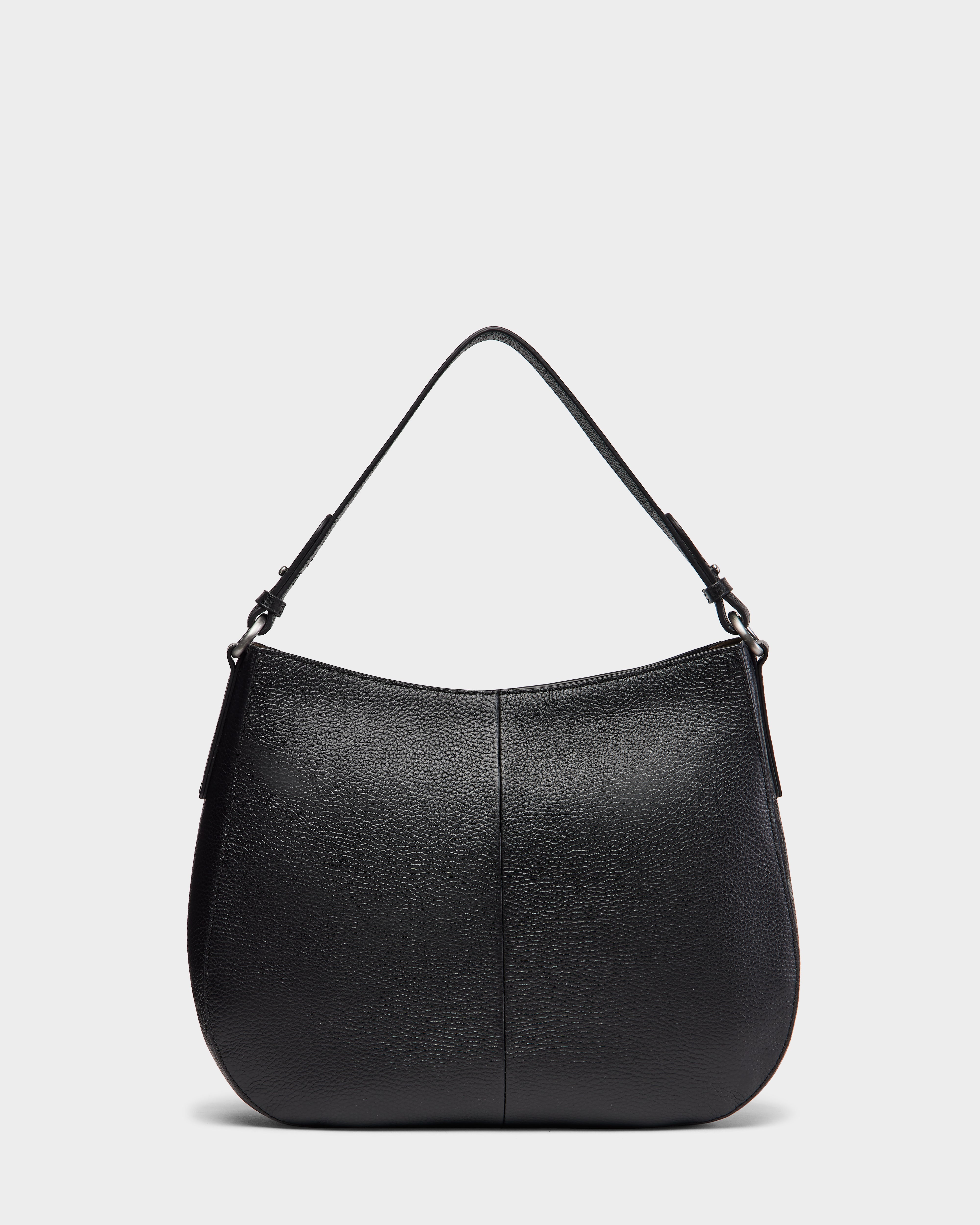 MATISSA L325002 Black Leather Crossbody Bag for Women - Stylish & Durable Everyday Purse for Work, Travel & Shopping