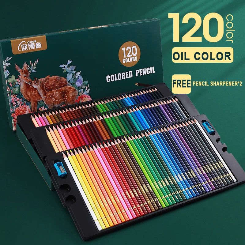 Premium Oil-Based Colored Pencils Set - 48 Vibrant Artist Pencils with Free Storage Case | Ideal for Sketching, Drawing & Professional Art Projects