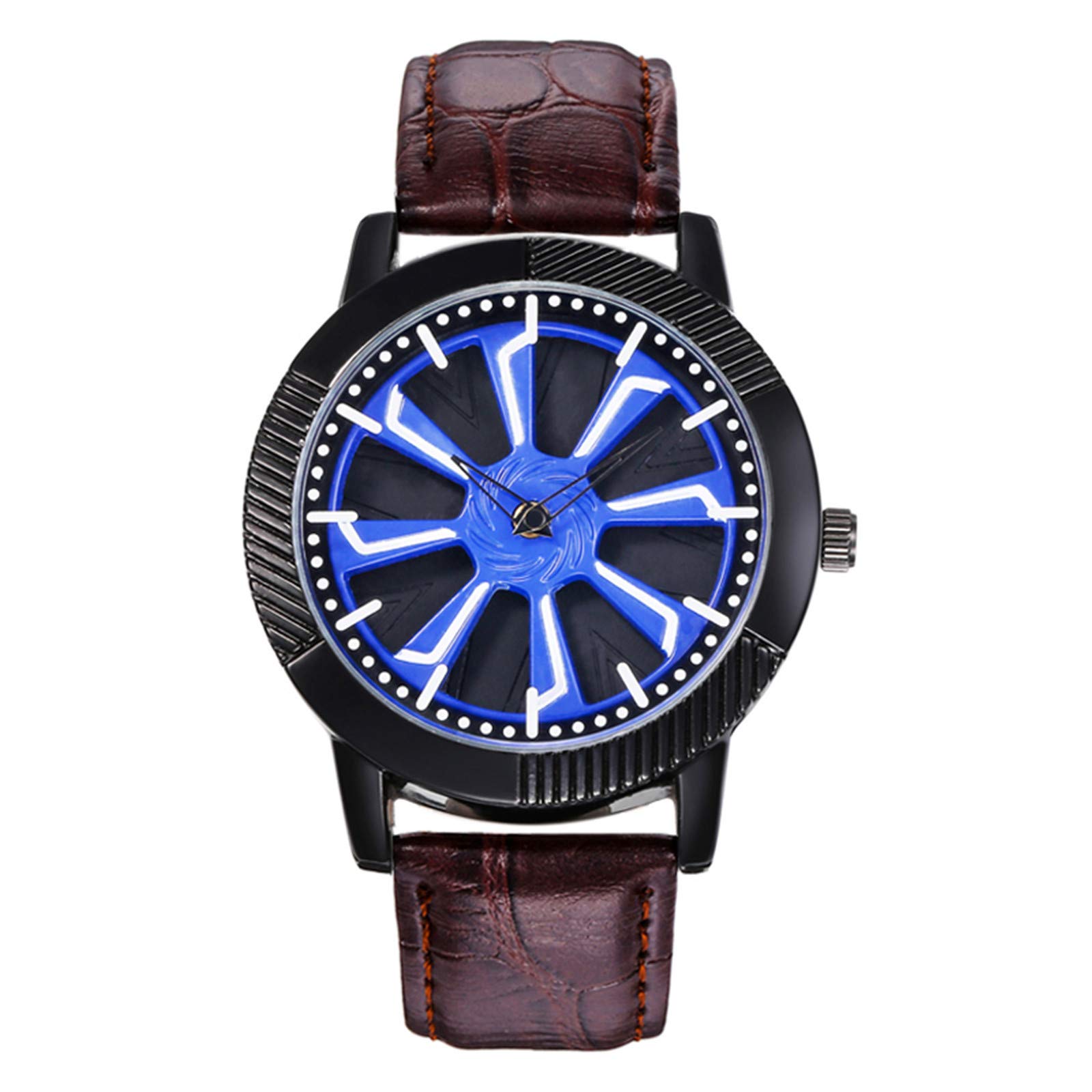 Men's Casual Fashion Watch - Waterproof Rolling Dial Design for Everyday Wear | Perfect for Office, Outdoor & Travel Use