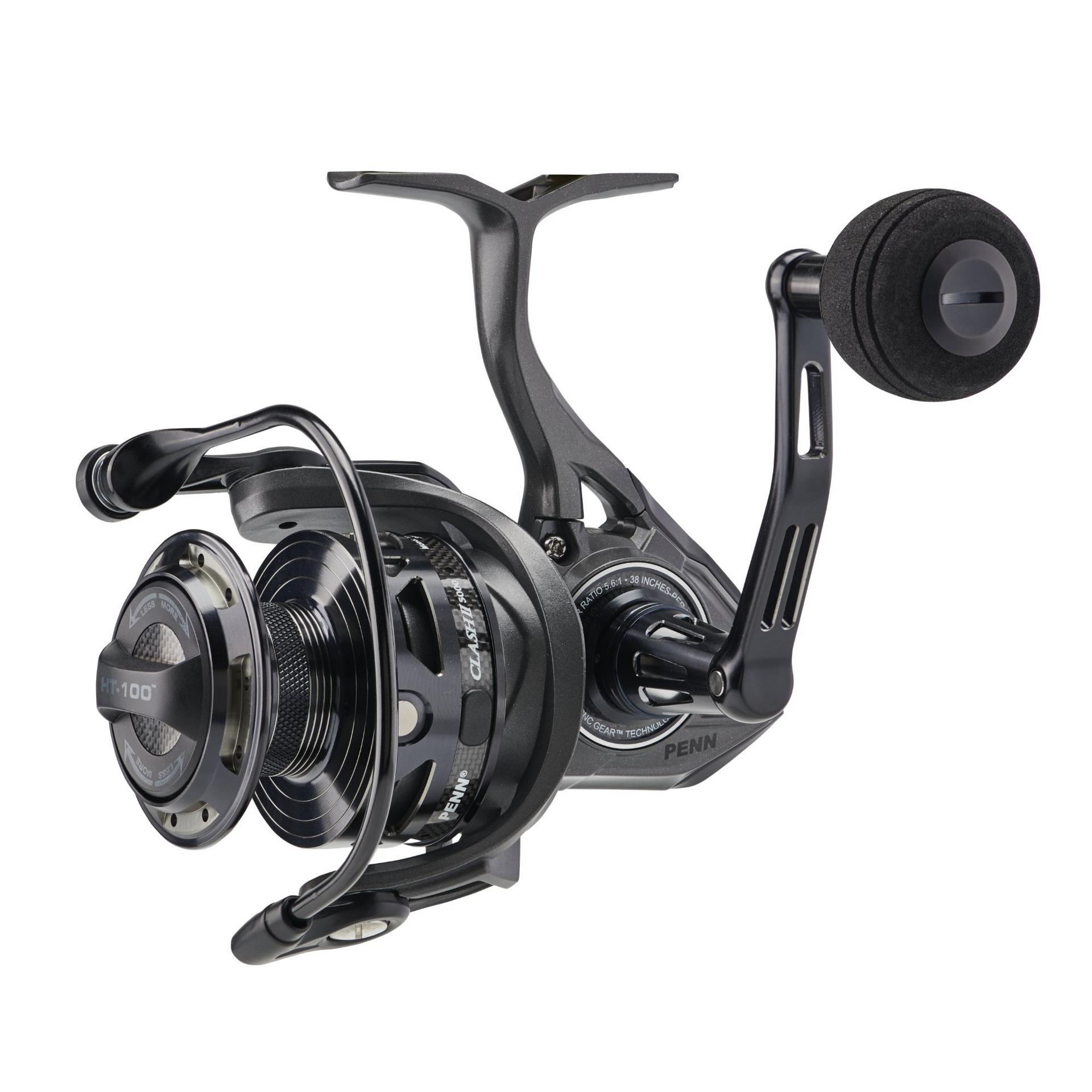 Clash™ II Spinning Reel - High Performance Fishing Reel for Saltwater & Freshwater - Smooth Drag System, Durable Design - Perfect for Bass, Trout & Saltwater Game Fish