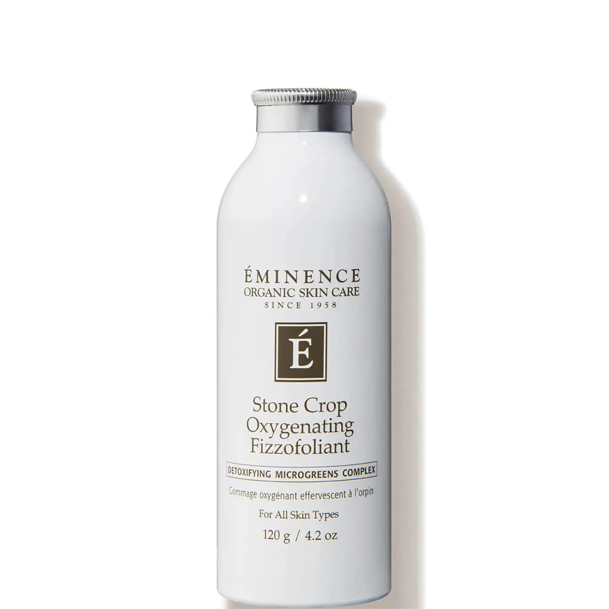 Eminence Organics Stone Crop Oxygenating Fizzofoliant - Exfoliating Face Scrub for Glowing Skin | Spa Quality Skincare for Dry & Sensitive Skin | Perfect for At-Home Facial & Self-Care Routine