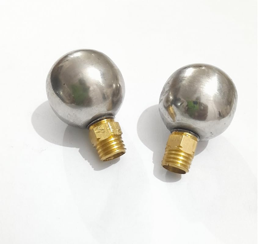 Autofetch Steel Round Bike Handlebar Mirror Screw Set (2-Pack) - Compatible with Hero Passion X Pro - Perfect for Rear View Safety & Urban Cycling