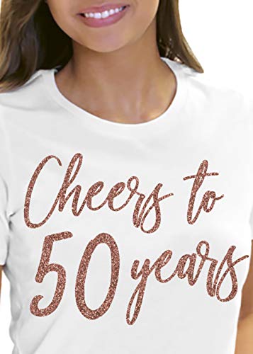 Cheers to 50 Years Tee (White)