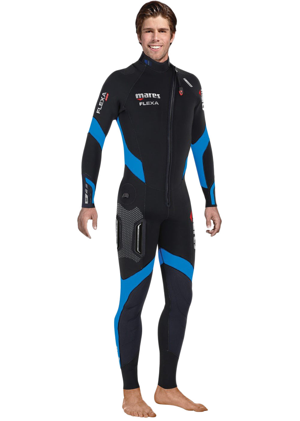 Mares Men's Flexa 8.6.5 Neoprene Wetsuit for Scuba Diving, Snorkeling & Water Sports - Thermal Protection for Cold Water Activities
