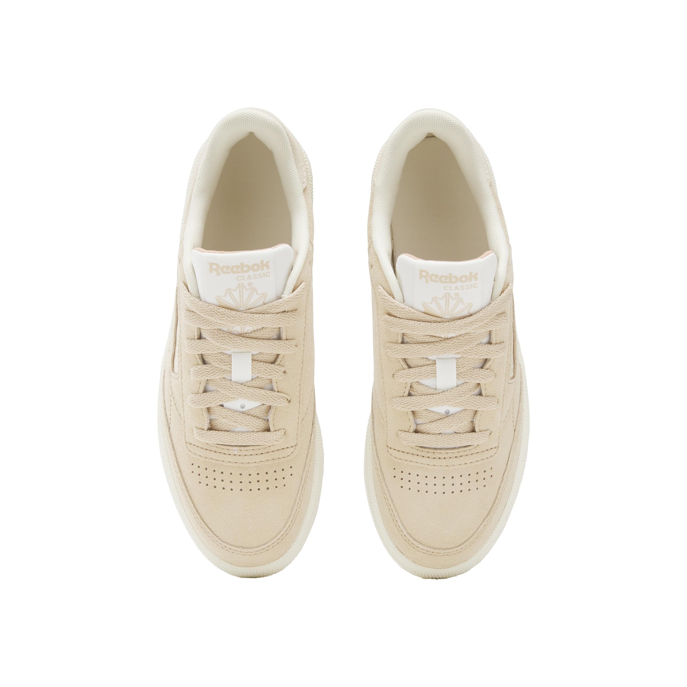 Reebok Club C 85 Vintage White Leather Sneakers - Classic Retro Tennis Shoes for Men & Women | Casual Wear, Street Style, Gym & Everyday Comfort