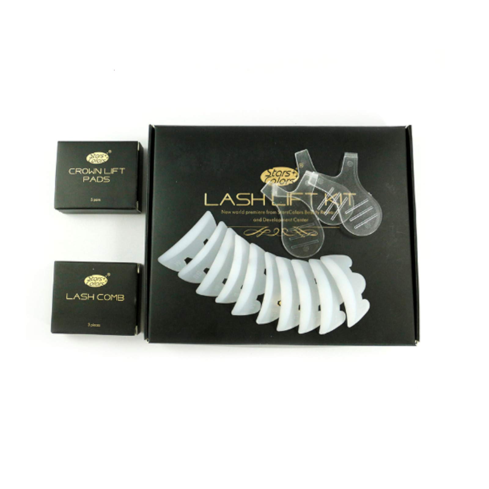Lash Lifting Starter Kit - Professional Eyelash Perming & Laminating Set - 12-15 Applications with Quick Processing Time (10-Piece Set) - Perfect for Salon Use or DIY Home Lash Treatments