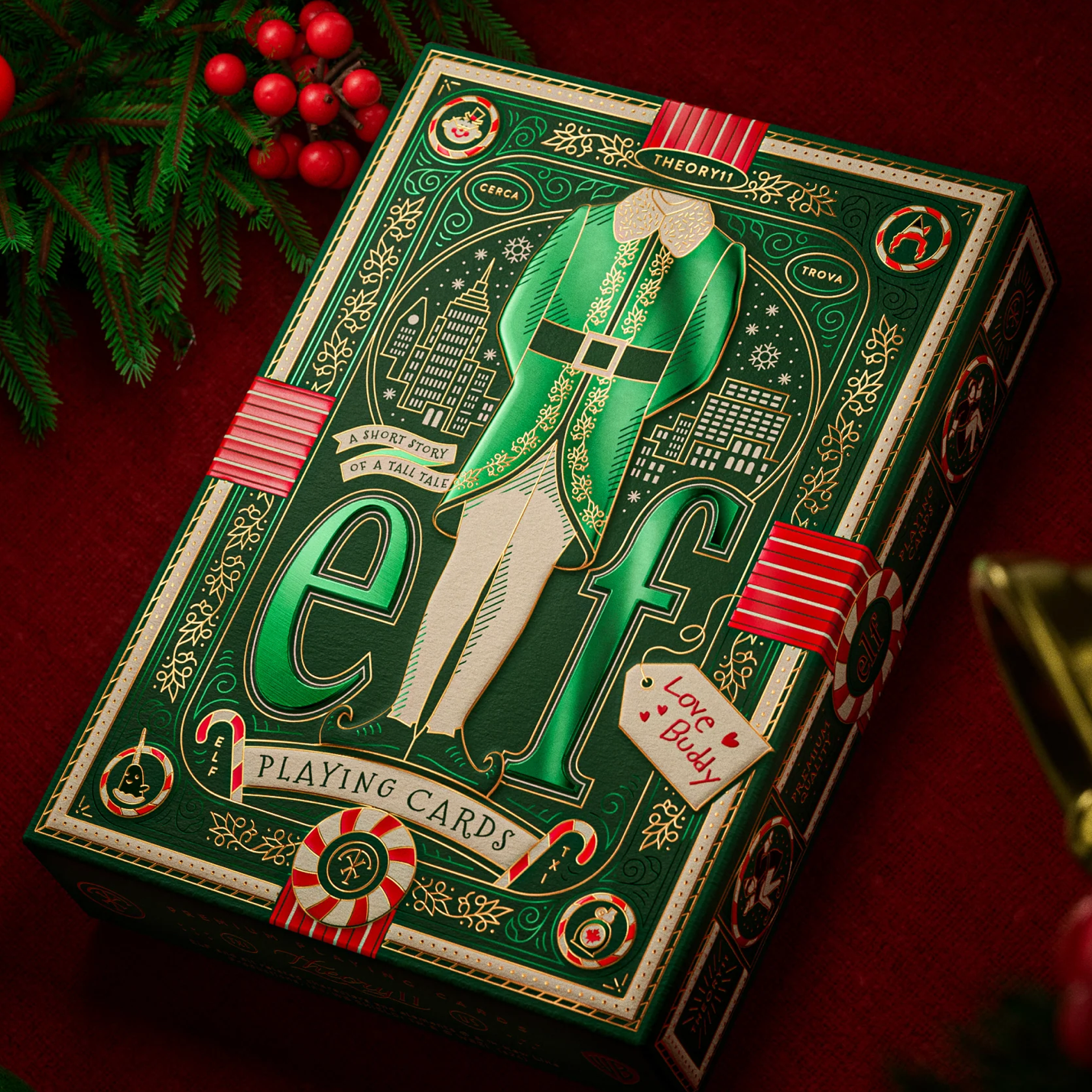 Premium Elf-Themed Playing Cards by Theory 11 - Fantasy Game Deck for Magic Tricks, Poker Nights & Gift Giving