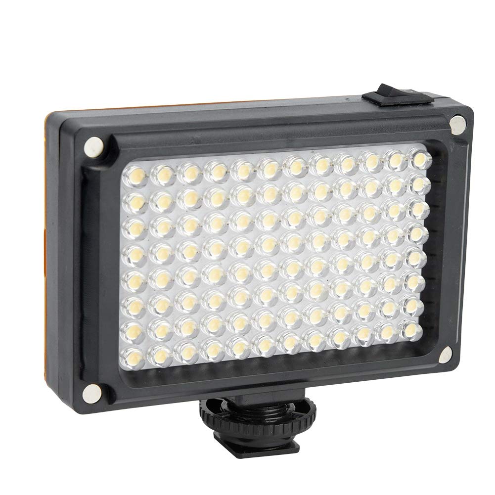 LED Video Light Panel - Mini Portable Photography Light for DSLR Cameras, Stepless Dimmable On-Camera Fill Light | Perfect for YouTube Videos, Live Streaming & Studio Photography