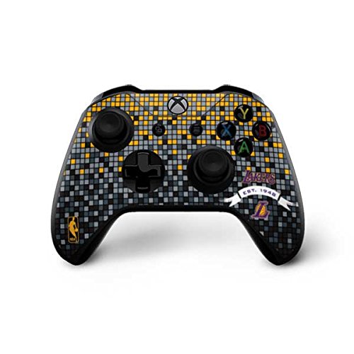 Official NBA LA Lakers Gaming Skin for Xbox One X Controller - Custom Decal Sticker for Enhanced Grip & Style - Perfect for Gaming Enthusiasts & Sports Fans