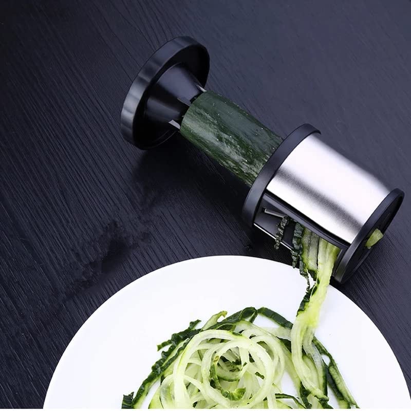 Premium Spiralizer Vegetable Slicer - Zucchini Pasta Maker, Spaghetti Noodle Cutter for Healthy Zoodles - Perfect for Low-Carb, Keto, Vegan Diets & Meal Prep