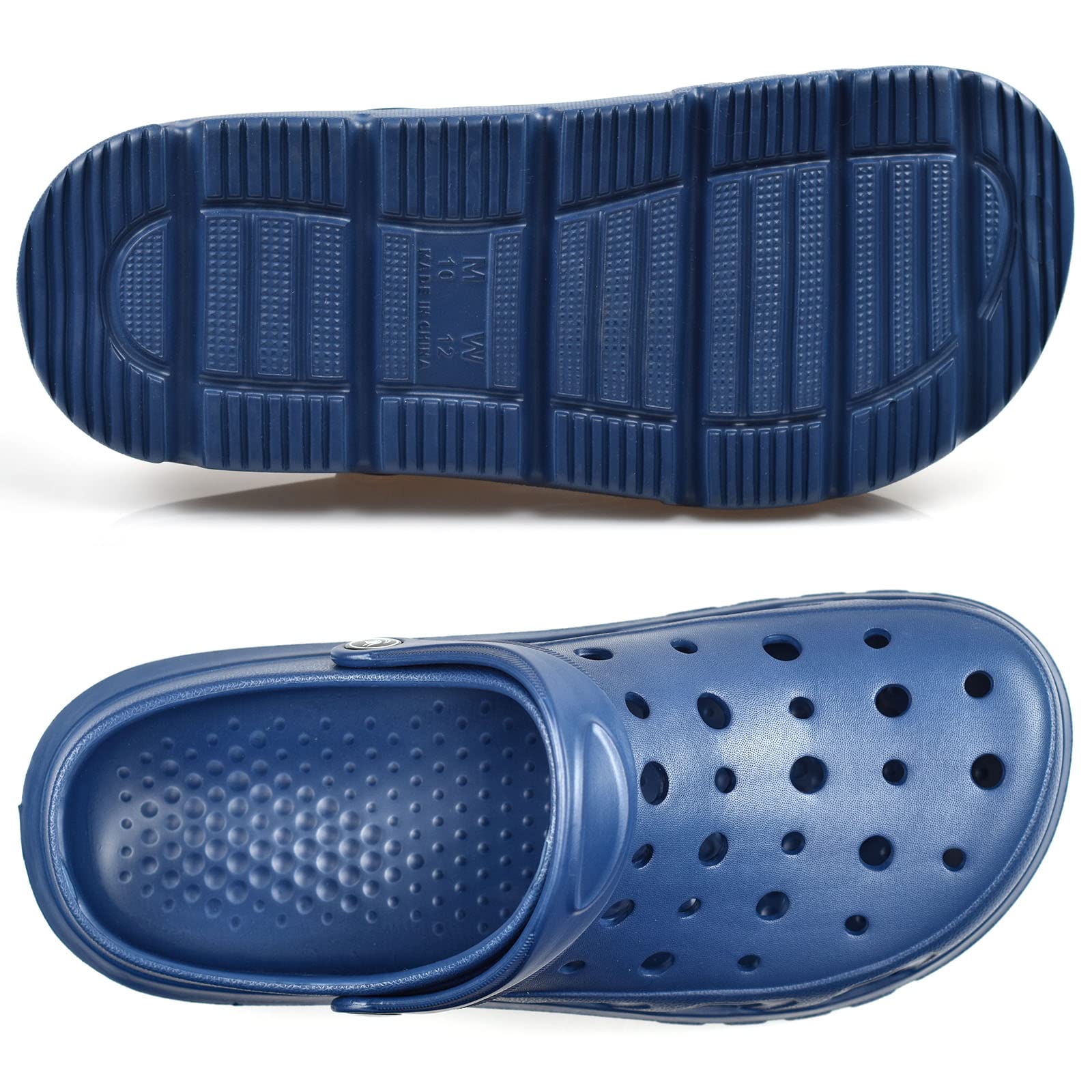 PIMIO Garden Clogs for Women & Men - Slip On Work Shoes with Arch Support, Quick-Dry Water Shoes, Comfortable Casual Sandals & Slippers - Perfect for Gardening, Beach, Pool & Outdoor Activities