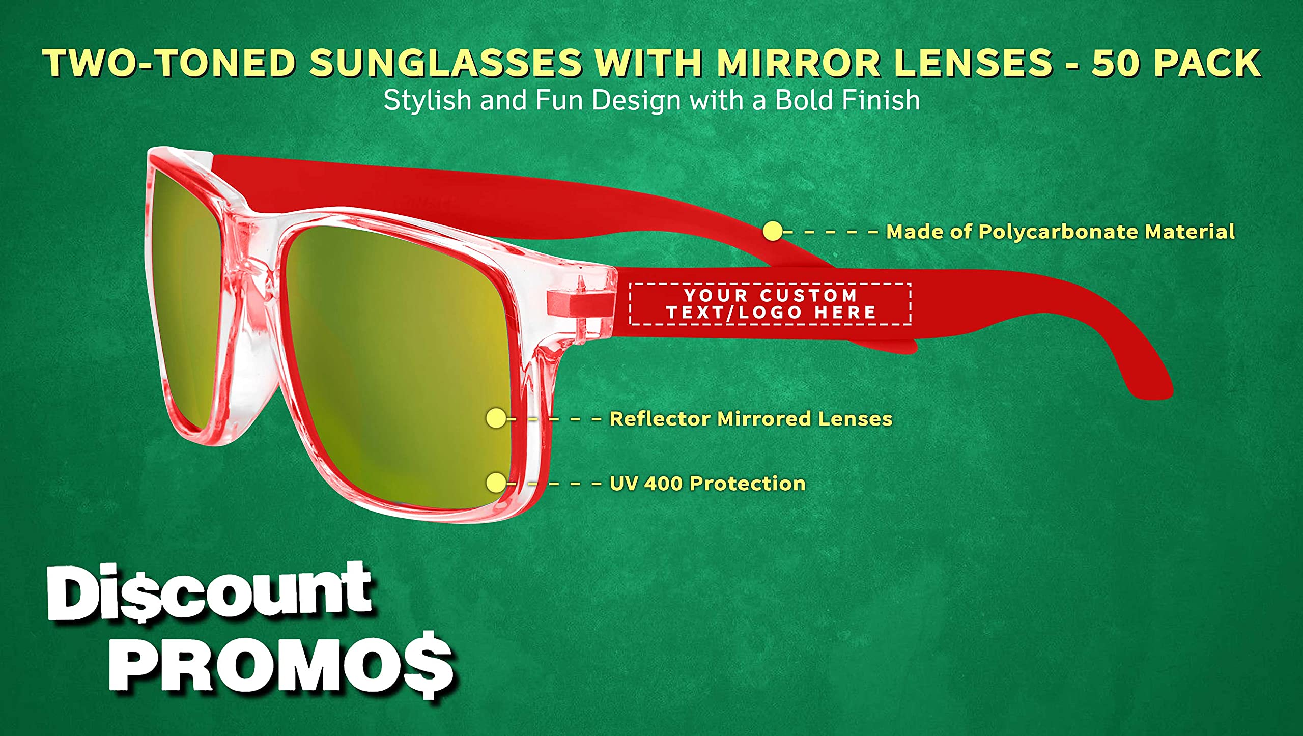 Stylish Mirror Lens Sunglasses for Men & Women - UV Protection, Polarized, Trendy Fashion Shades - Perfect for Driving, Beach, Outdoor Activities