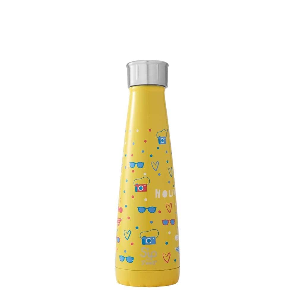 S'well S'IP Insulated Stainless Steel Water Bottle 450ml (15oz) - Leakproof & BPA-Free - Keep Drinks Cold 24Hrs/Hot 12Hrs - Perfect for Gym, Hiking, Office & Travel