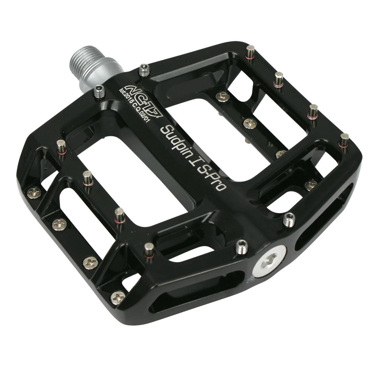 Sudpin I S-Pro Aluminum Platform Pedals - Mountain Bike Pedals for BMX & MTB with Precision Bearings & Cr-Mo Axle - Durable Bike Pedals for Off-Road Cycling & Urban Commuting