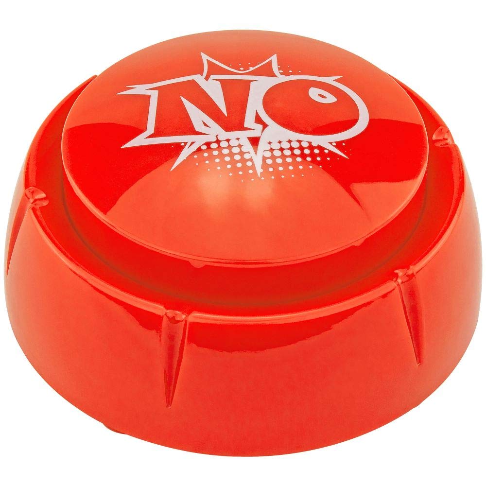 Funny No Sound Button Gag Gift - 10 Unique Silent Novelty Joke Items for White Elephant Parties, Office Pranks & Gift Exchanges (Red)