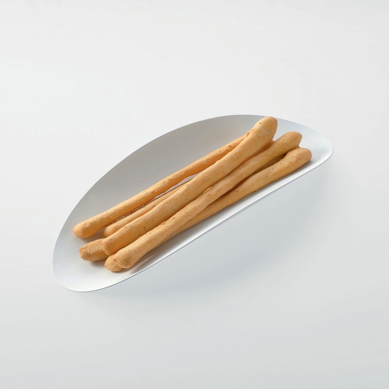 Alessi W/Y Ellipse Containers Set of 3 - White Ceramic Kitchen Storage Bowls for Spices, Nuts & Candy | Perfect for Countertop Organization & Modern Home Decor